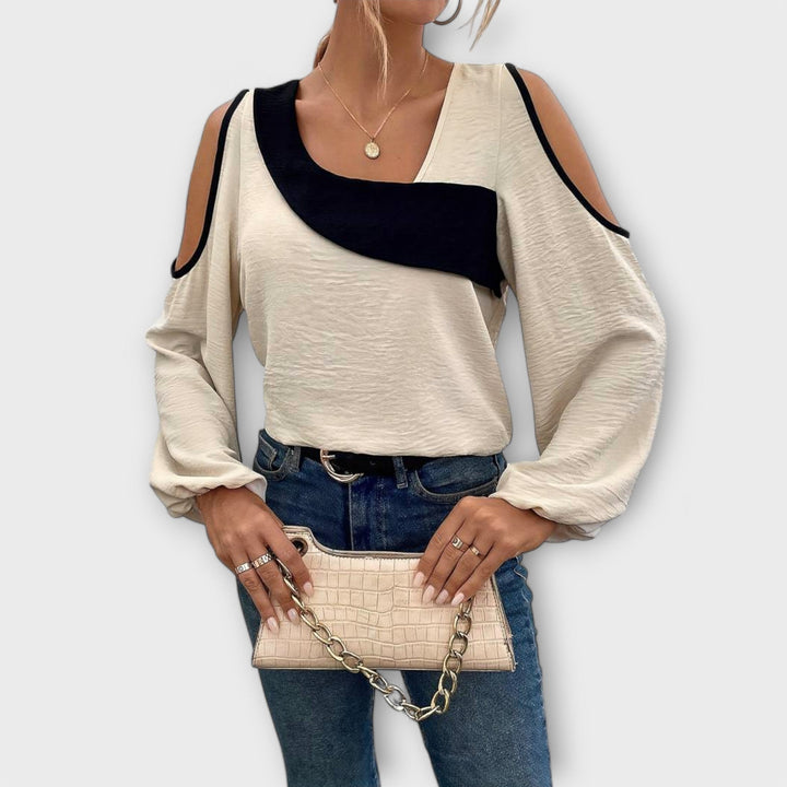 Anica - Bluza s kvadratnim izrezom
