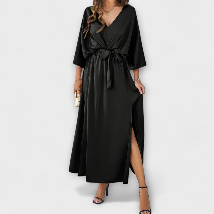 Sabrina – Sofisticirana maxi haljina s V izrezom