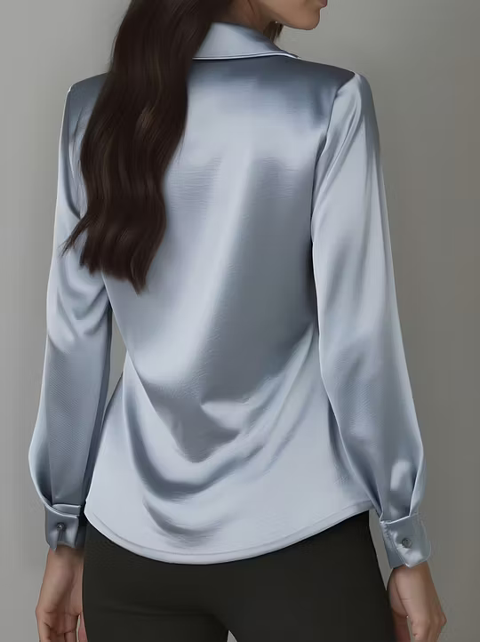 Erika - Bluza Saten Draperija
